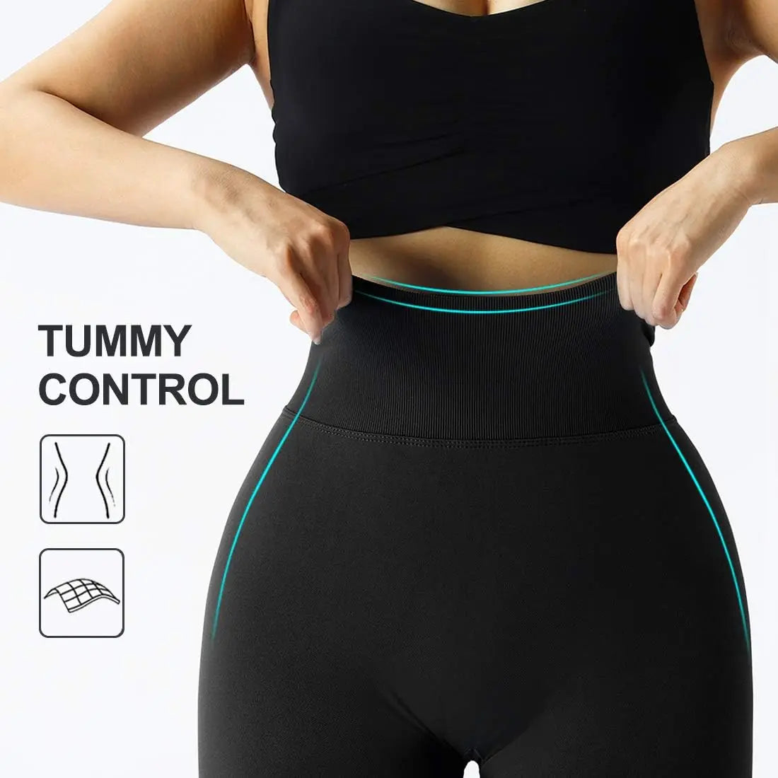 Women's Hips Tight Peach Buttocks High Waist Nude Fitness Yoga Pants