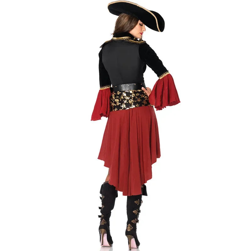 Plus Size Halloween Sexy Female Pirate Costume Cosplay Uniform