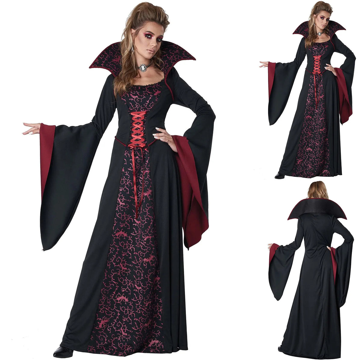 Halloween Costume Adult Woman Vampire Bride Death Cosplay Costumes