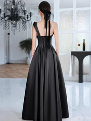 Elegant Prom One-shoulder Strapless Cross Lace Up Trendy Party Dresses