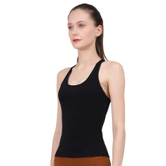 Fitness Women Nylon Cozy Stretched Sport Running Yoga Vest Top